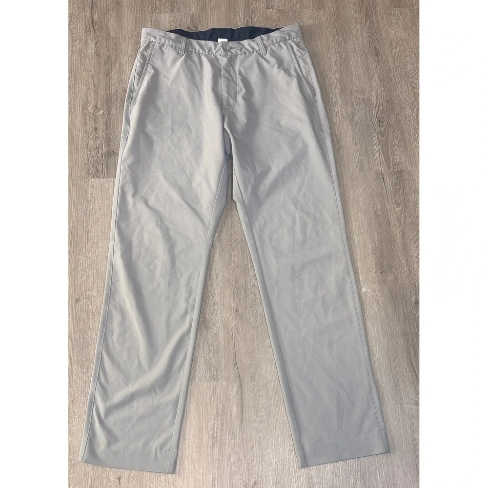 FootJoy FJ Performance Golf Pants‎ Mens 32x30 Light Grey Flat Front Stretch